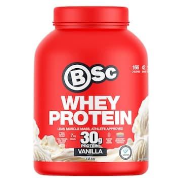 BSc Whey Protein Powder Vanilla - 1.8kg