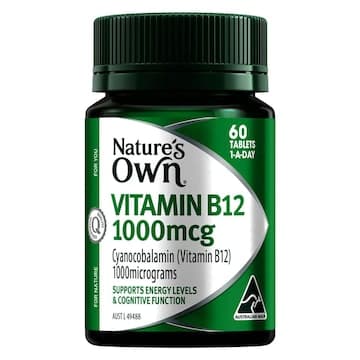 Nature's Own Vitamin B12 1000mcg 60 Tablets