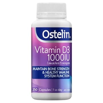 Ostelin Vitamin D3 1000iu 250 Capsules