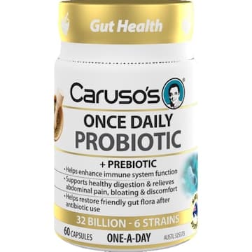 Carusos Once Daily Probiotic 60 Capsules